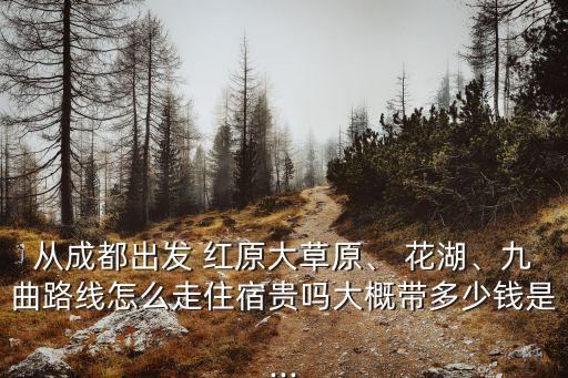 紅原花湖,若爾蓋花湖我沒帶花可作為九寨觀光點