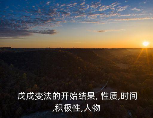  戊戌變法的開(kāi)始結(jié)果, 性質(zhì),時(shí)間,積極性,人物