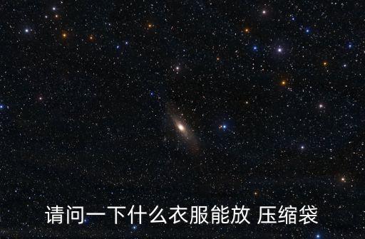 請(qǐng)問(wèn)一下什么衣服能放 壓縮袋