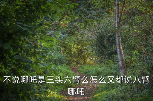 哪吒三頭六臂，請問在封神演義中哪吒是幾頭幾臂