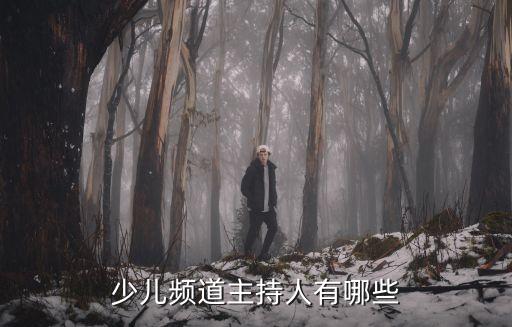 少兒節目主持人，少兒頻道主持人有哪些