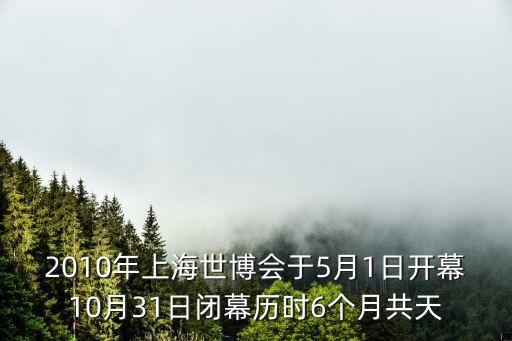 上海市博會(huì)共開幾天，上海世博會(huì)開幾天