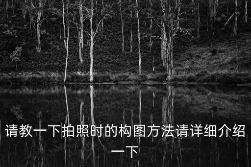 請(qǐng)教一下拍照時(shí)的構(gòu)圖方法請(qǐng)?jiān)敿?xì)介紹一下