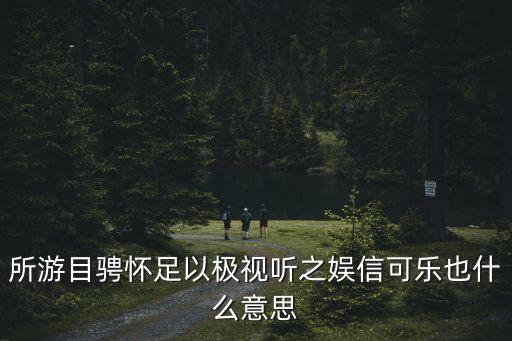 足以極視聽之娛，所以游目騁懷足以極視聽之娛信可樂也的翻譯