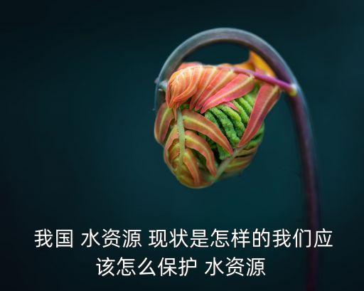  我國(guó) 水資源 現(xiàn)狀是怎樣的我們應(yīng)該怎么保護(hù) 水資源
