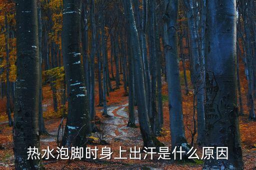 熱水泡腳時(shí)身上出汗是什么原因
