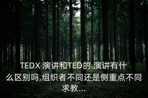什么是ted演講,美國非營利組織ted大會發表演講