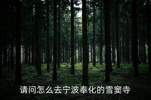 奉化雪竇寺，去奉化雪竇寺燒香門票要多少錢老人有沒有優惠