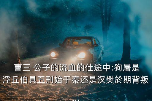 曹三公子,三六覺得自己是個偽君子?