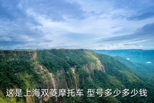 這是上海雙菱摩托車 型號多少多少錢