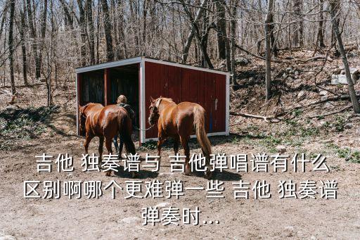 吉他獨奏譜,吉他獨奏需要有一定的了解