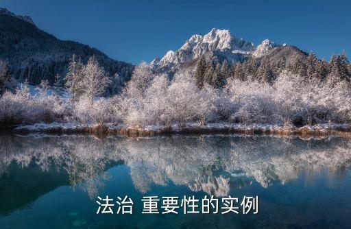 法治的重要性,王瑞杰:法治中國是長治久安重要保障必要性強