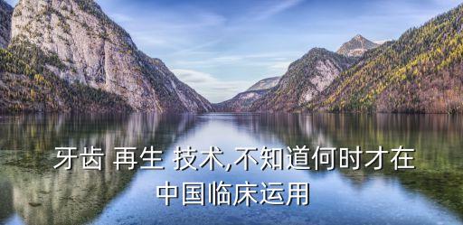 牙齒再生技術,鱷魚失去牙齒引發牙齒干細胞分化分裂再生牙齒