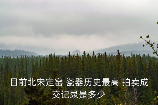 瓷器拍賣,宋代群瑤白瓷美人枕拍賣成交價逾3億元