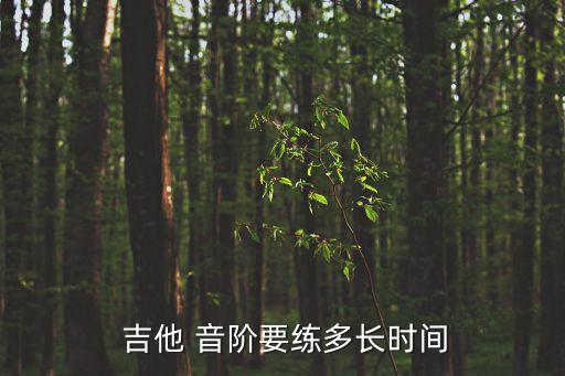  吉他 音階要練多長(zhǎng)時(shí)間