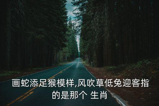 畫蛇添足打一生肖,酒醉之人畫蛇添足喝第一杯酒