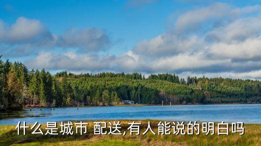 什么是城市 配送,有人能說的明白嗎