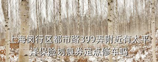 上海閔行區都市路399弄附近有太平洋保險劃痕券定點修車嗎