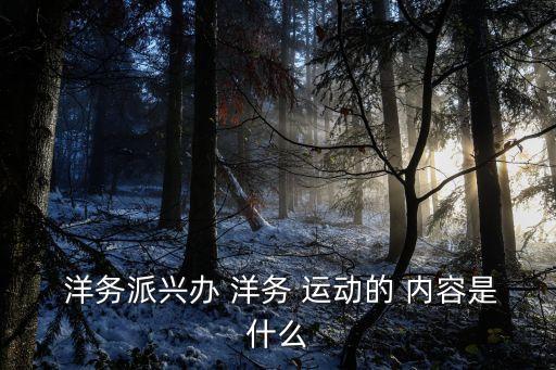 洋務運動的內(nèi)容,理解洋務運動須從政治外交、軍事哲學出發(fā)