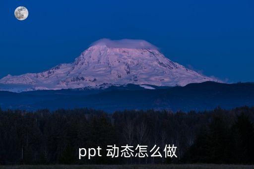  ppt 動態怎么做