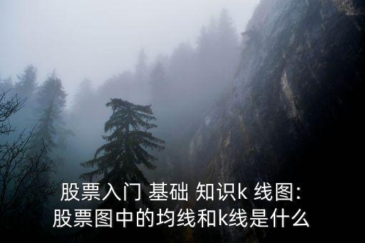  股票入門 基礎(chǔ) 知識k 線圖: 股票圖中的均線和k線是什么