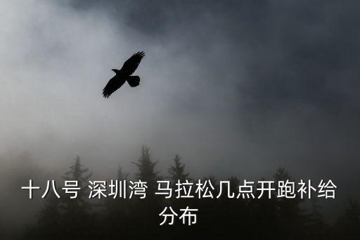 十八號 深圳灣 馬拉松幾點開跑補給分布