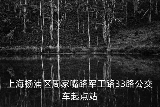 上海楊浦區周家嘴路軍工路33路公交車起點站
