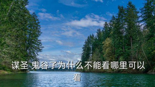  謀圣 鬼谷子為什么不能看哪里可以看