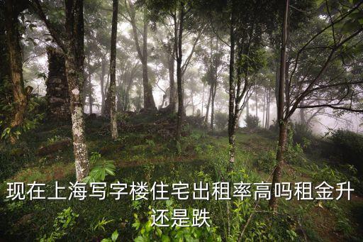 上海市寫字樓平均租金，現在上海寫字樓住宅出租率高嗎租金升還是跌