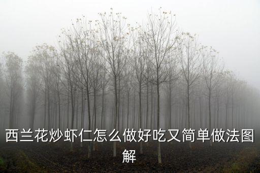 西蘭花炒蝦仁，西蘭花炒蝦仁怎么做