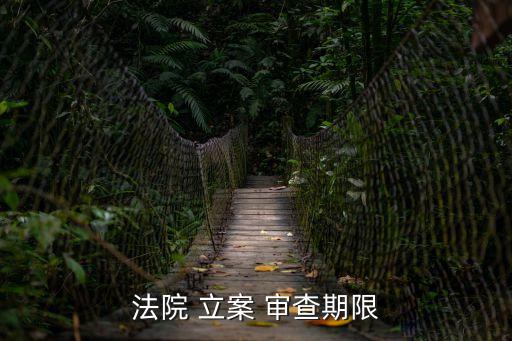 立案審查,法院審理民事、行政案件時間立案-1/為七天