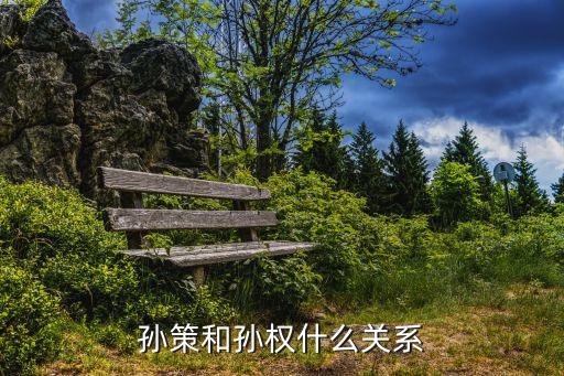 孫權和孫策是什么關系，在三國中孫堅孫策孫權之間是什么關系