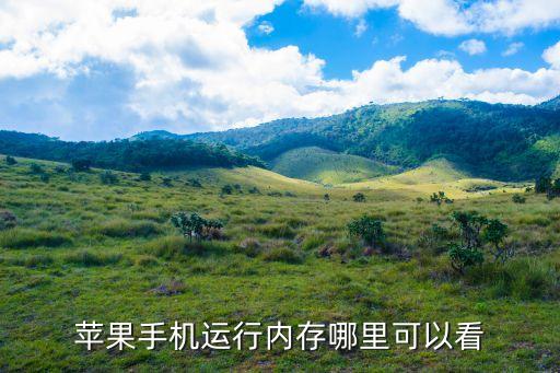蘋果運行內存怎么看，蘋果手機運行內存哪里可以看