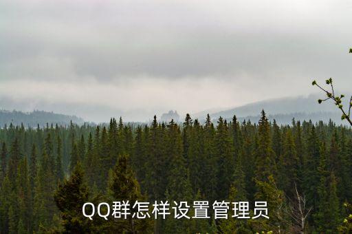 QQ群怎樣設置管理員