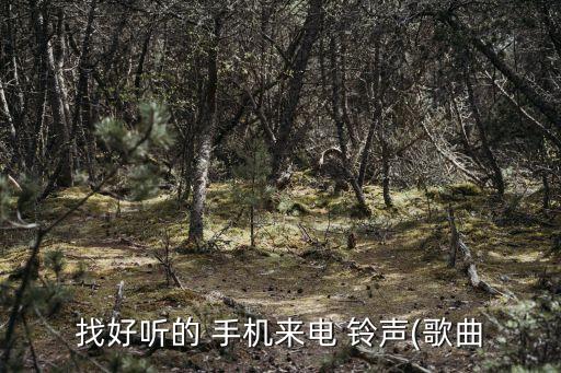 手機鈴聲大全試聽,聽聽這首歌你會心碎嗎?