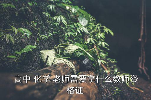 高中化學(xué)老師,報(bào)考高級(jí)中學(xué)教師資格考試須年滿18歲