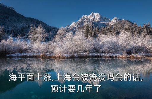 海平面上漲,上海會被淹沒嗎會的話,預計要幾年了