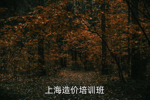 上海造價培訓班