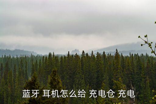 藍牙耳機如何充電,藍牙耳機充電:充電筒倉相當于小充電器件