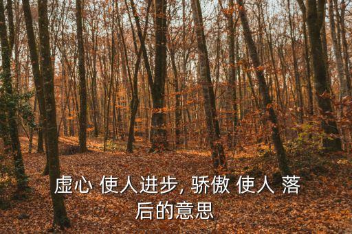 虛心使人進步驕傲使人落后,第二集:謙虛使人進步驕傲使人落后
