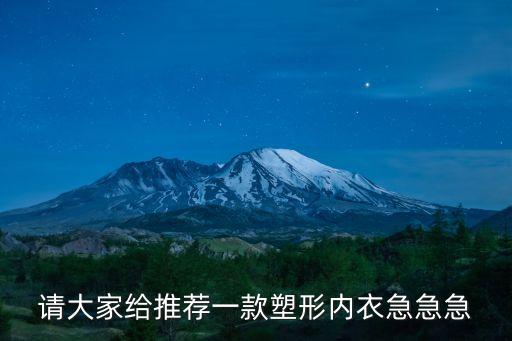 塑身內衣，什么塑身內衣好塑身內衣 品牌