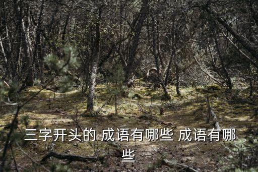 三字成語(yǔ)大全,第一集:三皇五帝、三人成虎