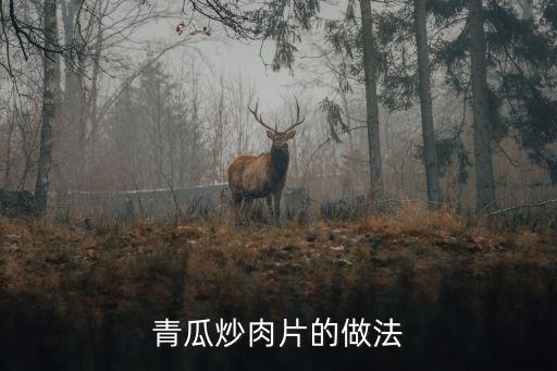 青瓜炒肉片的做法