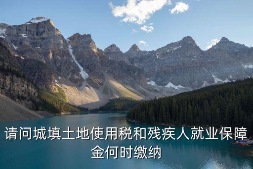 上海市殘保金繳納時間，今年殘保金什么時候交