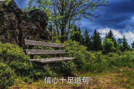 信心十足造句