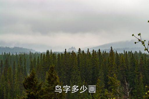 鳥字幾畫,鳥類是脊椎動物一個亞綱有許多獨特生理特征