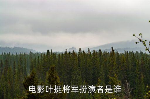 葉挺將軍，電影葉挺將軍扮演者是誰
