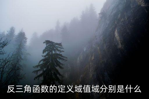 反三角函數定義域，反三角函數的定義域值域分別是什么