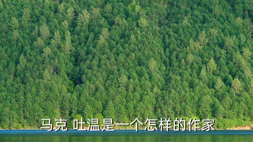 馬克吐溫,馬克吐溫被譽為美國首位批判現實主義文學家