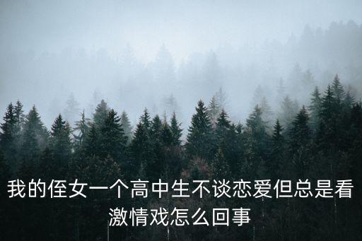 我的侄女一個(gè)高中生不談戀愛(ài)但總是看激情戲怎么回事